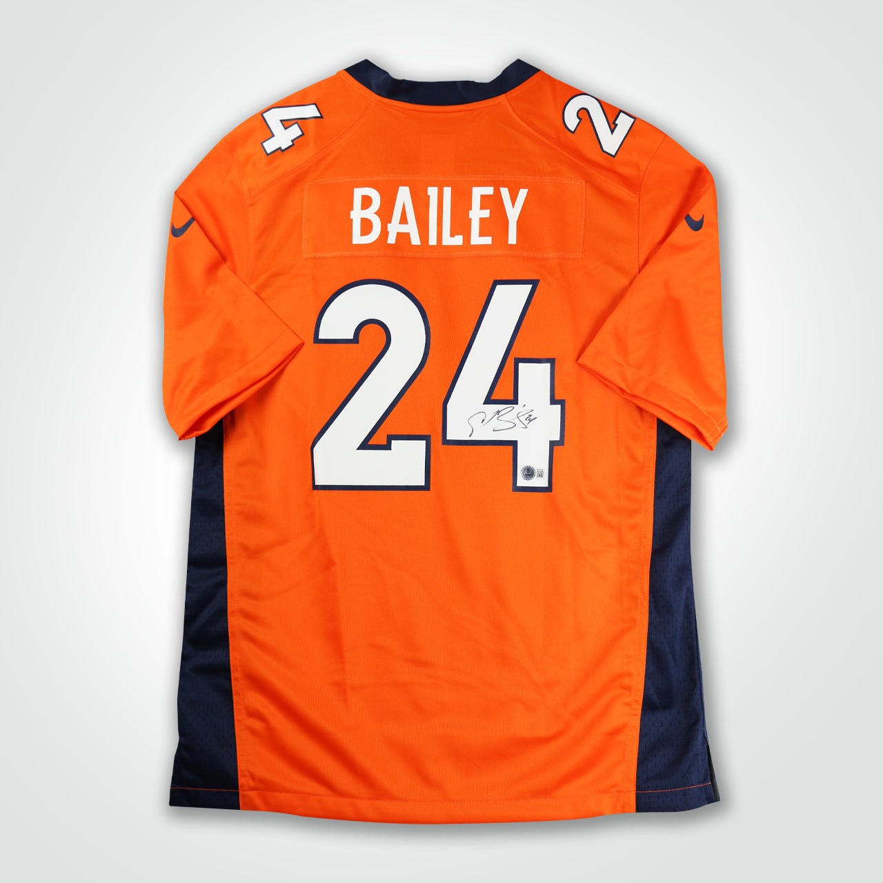 Champ Bailey Signed Broncos Nike Game Jersey The Real Autograph