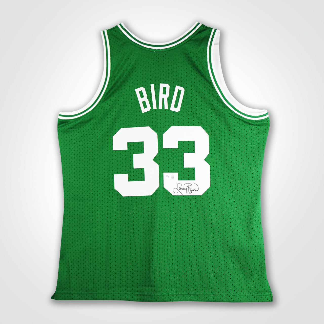 Larry Bird Signed Celtics Mitchell Ness Swingman 85 86 Jersey