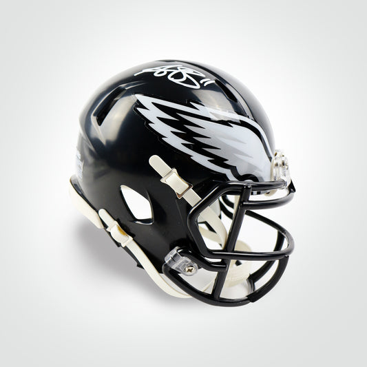 AJ Brown Signed Eagles Alternate Speed Mini Helmet
