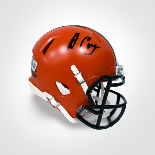 Amari Cooper Signed Browns Speed Mini Helmet