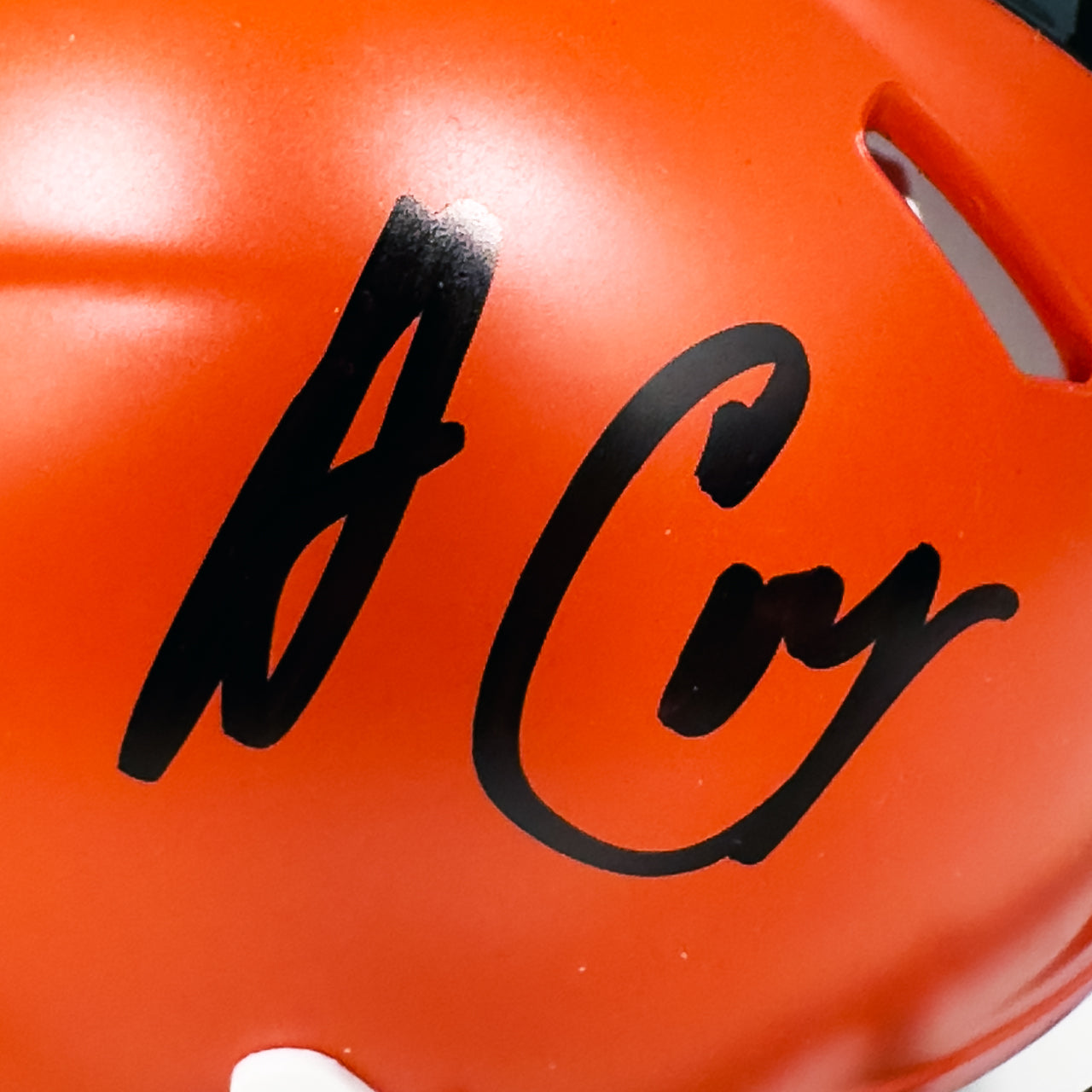 Amari Cooper Signed Browns Speed Mini Helmet
