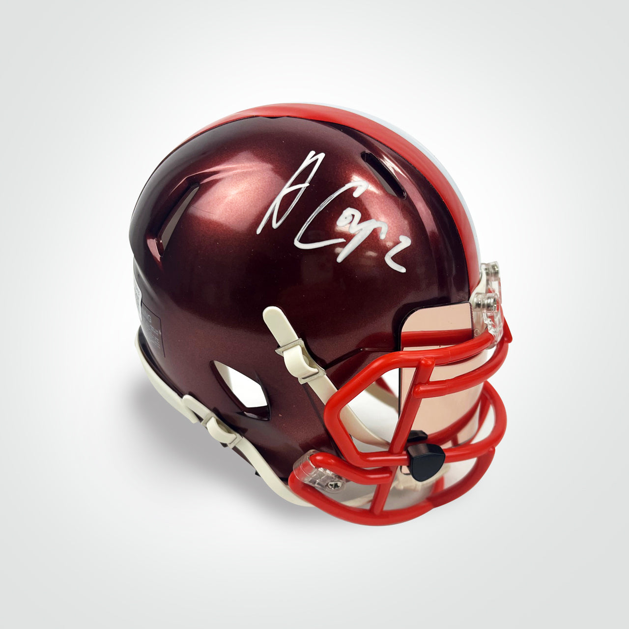 Amari Cooper Signed Browns Flash Speed Mini Helmet