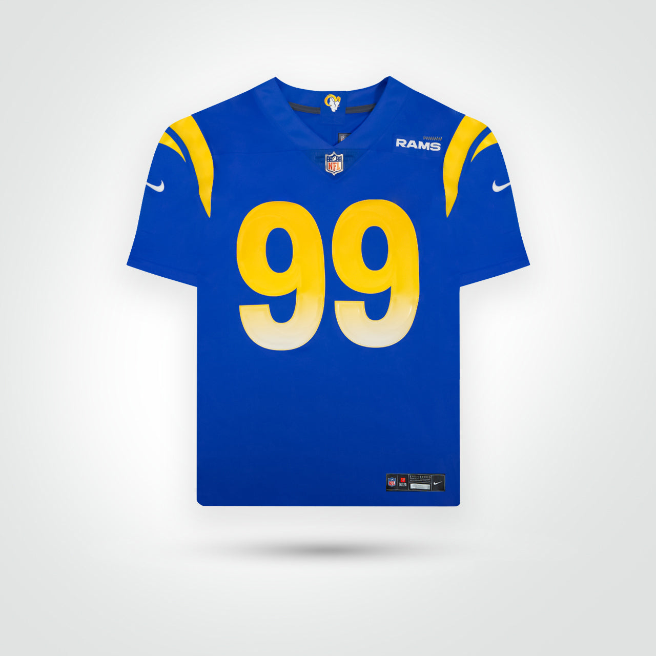 Aaron Donald Signed Rams Nike Limited Jersey