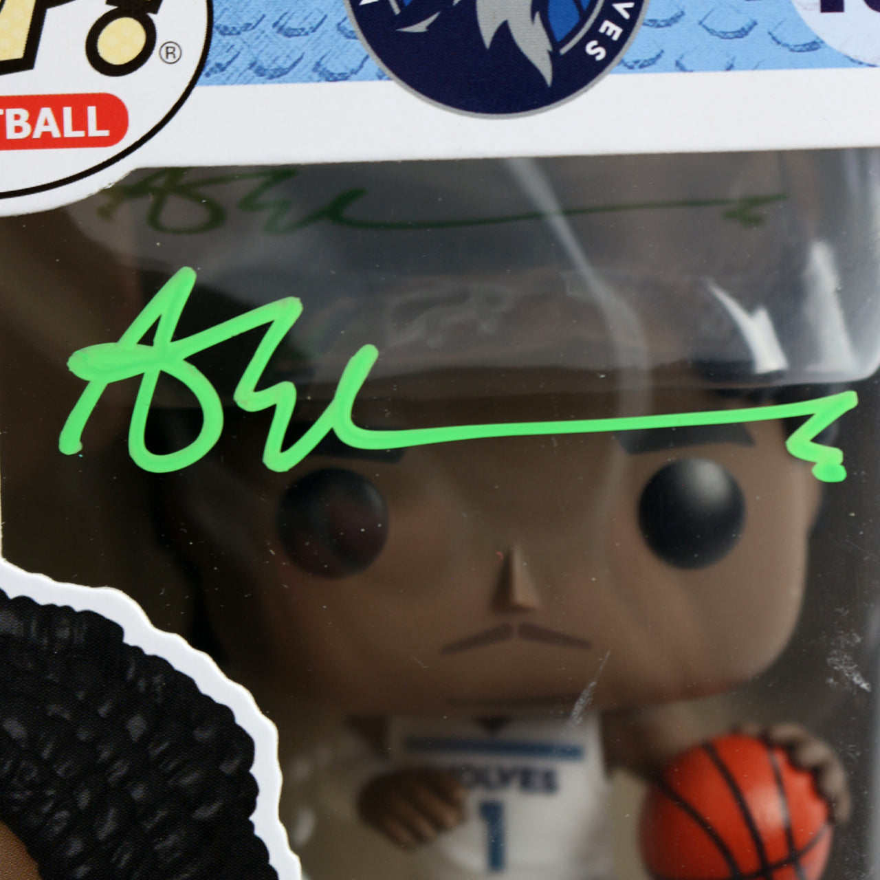 Anthony Edwards Signed Timberwolves Funko Pop!