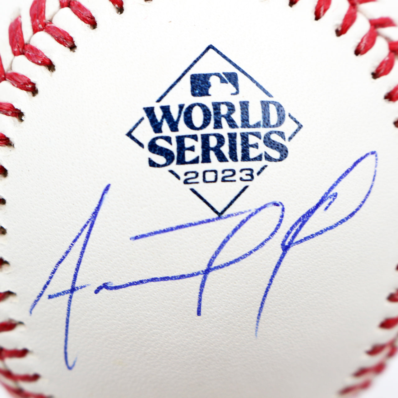 Adolis Garcia Signed 2023 World Series Official Major League Baseball