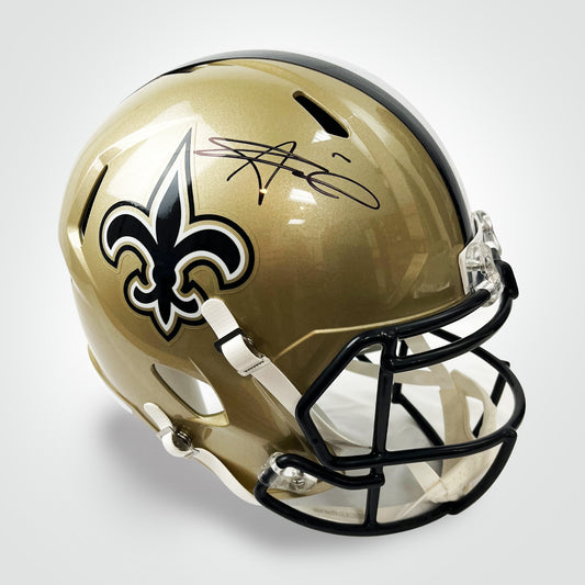 Alvin Kamara Signed Saints Speed Full Size Replica Helmet