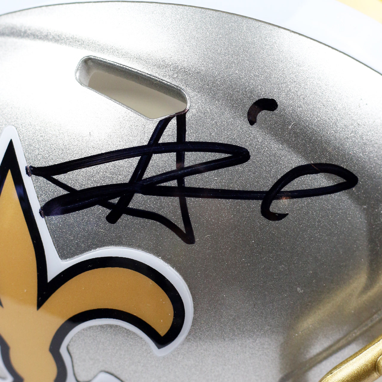 Alvin Kamara Signed Saints Flash Mini Helmet