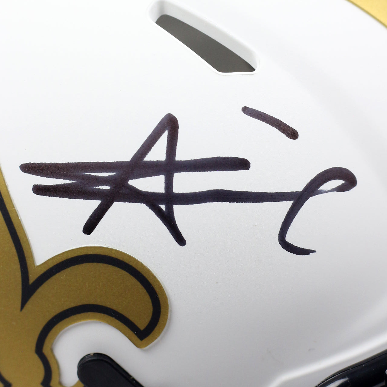 Alvin Kamara Signed Saints Lunar Mini Helmet