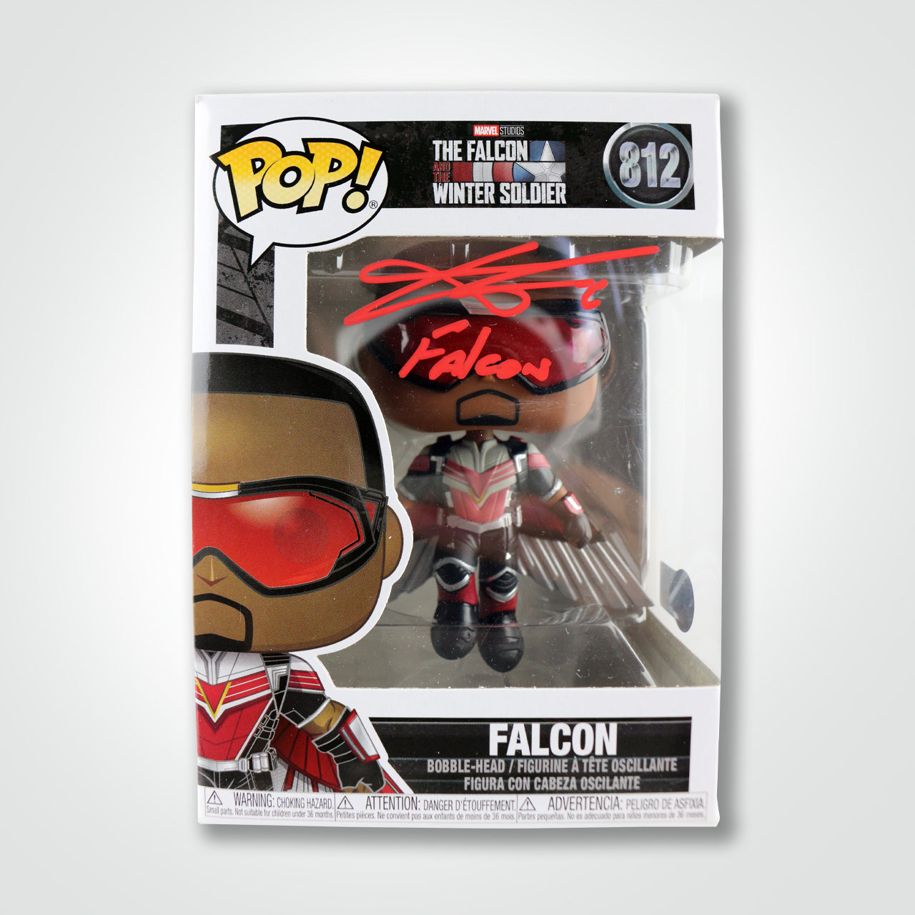 Anthony Mackie Signed Falcon Funko POP!