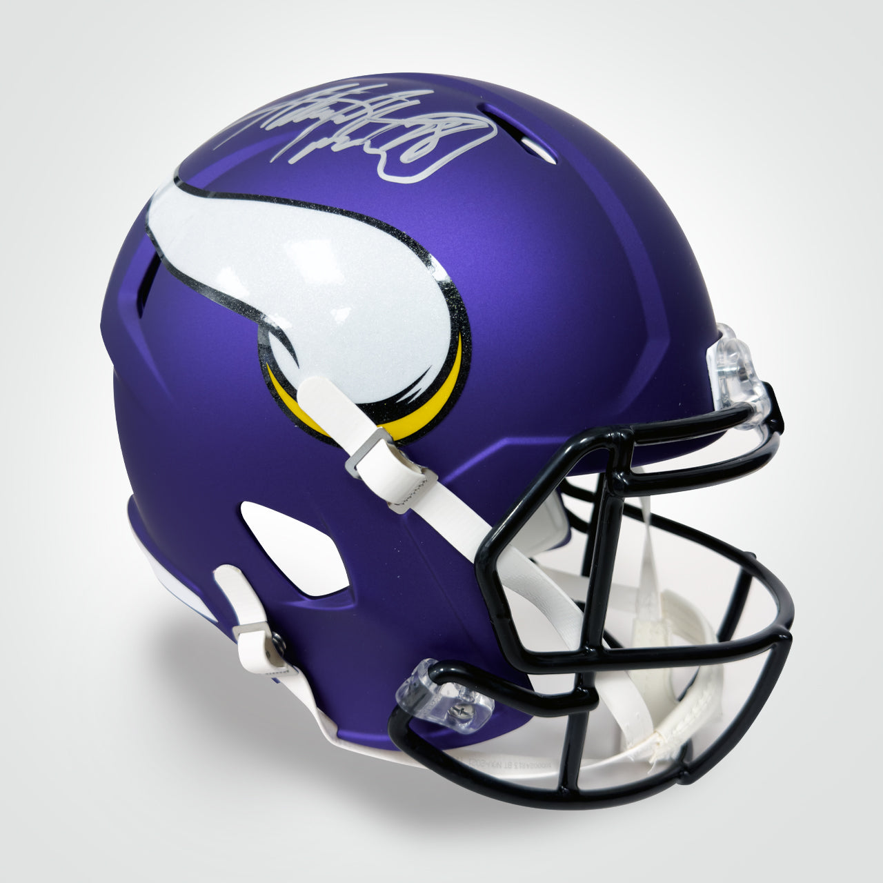 Adrian Peterson Signed Vikings Speed Full Size Replica Helmet