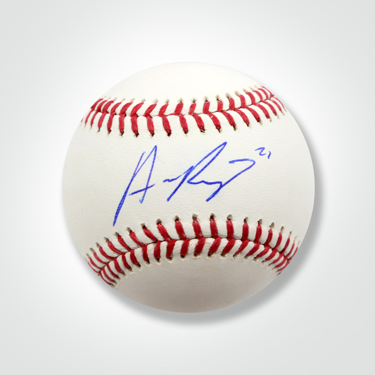 Austin Riley Signed Official Major League Baseball