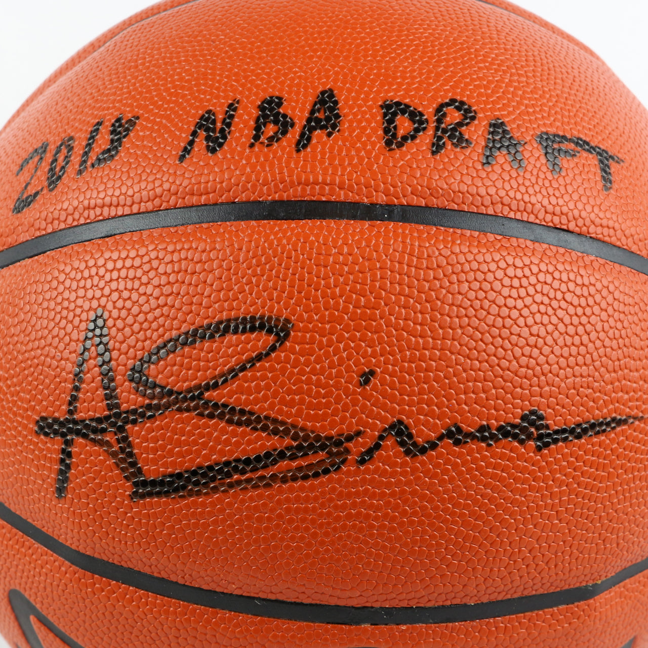 Anfernee Simons Signed Spalding Basketball Inscribed "2018 NBA Draft"