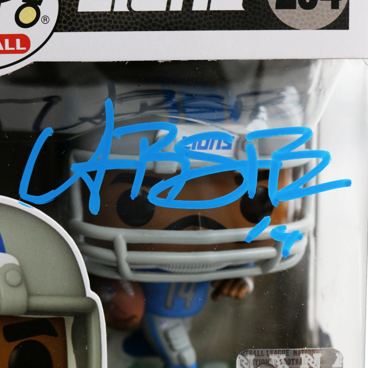 Amon-Ra St. Brown Signed Lions Funko Pop!