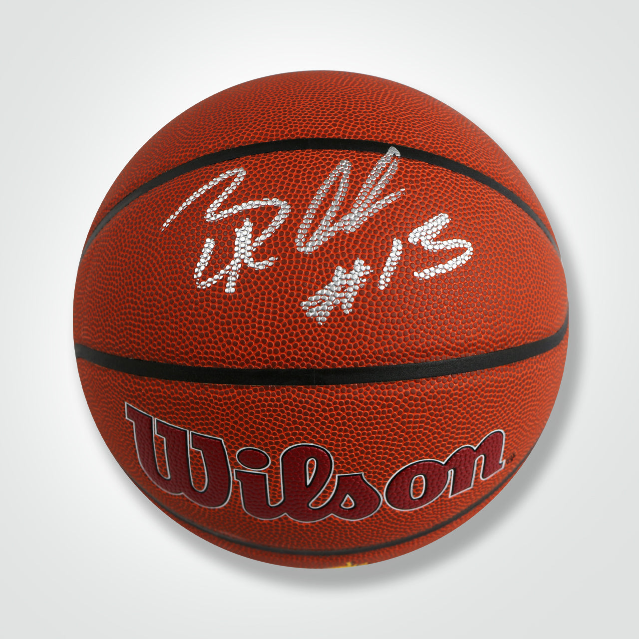 Bam Adebayo Signed Miami Heat Wilson Basketball