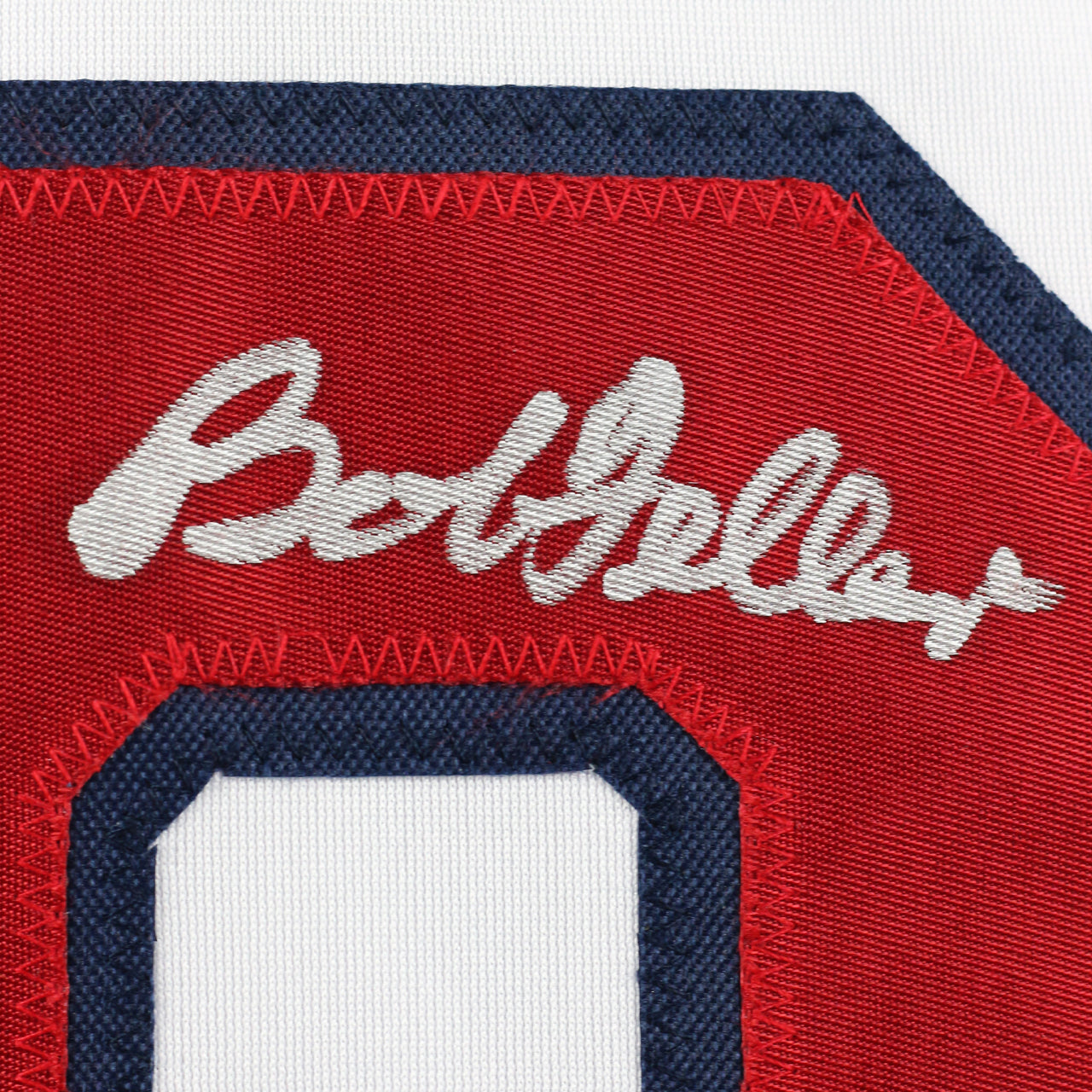 Bob Feller Signed Jersey Inscribed "HoF 1962" & "266 Wins"