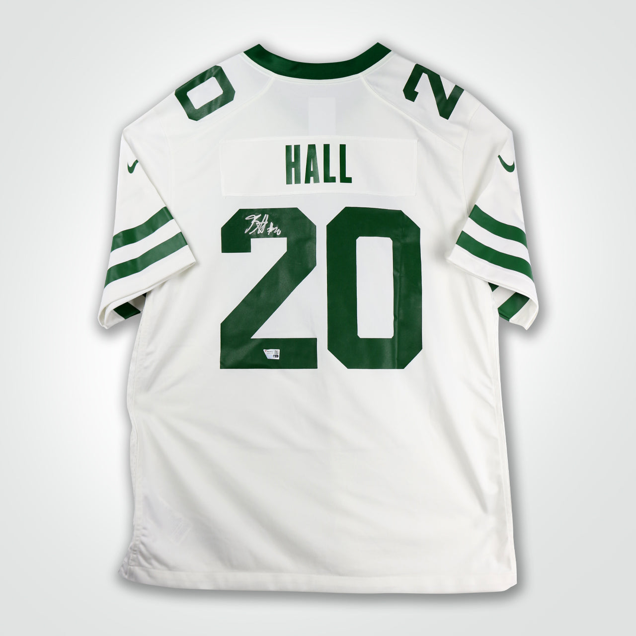 Breece Hall Signed Jets Nike Game Jersey