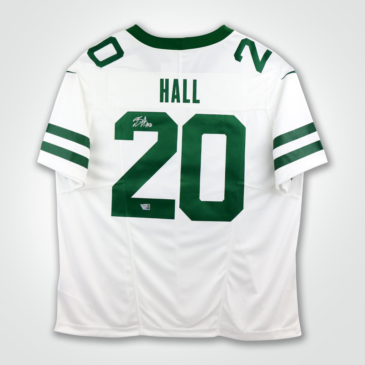 Breece Hall Signed Jets Nike Limited Jersey