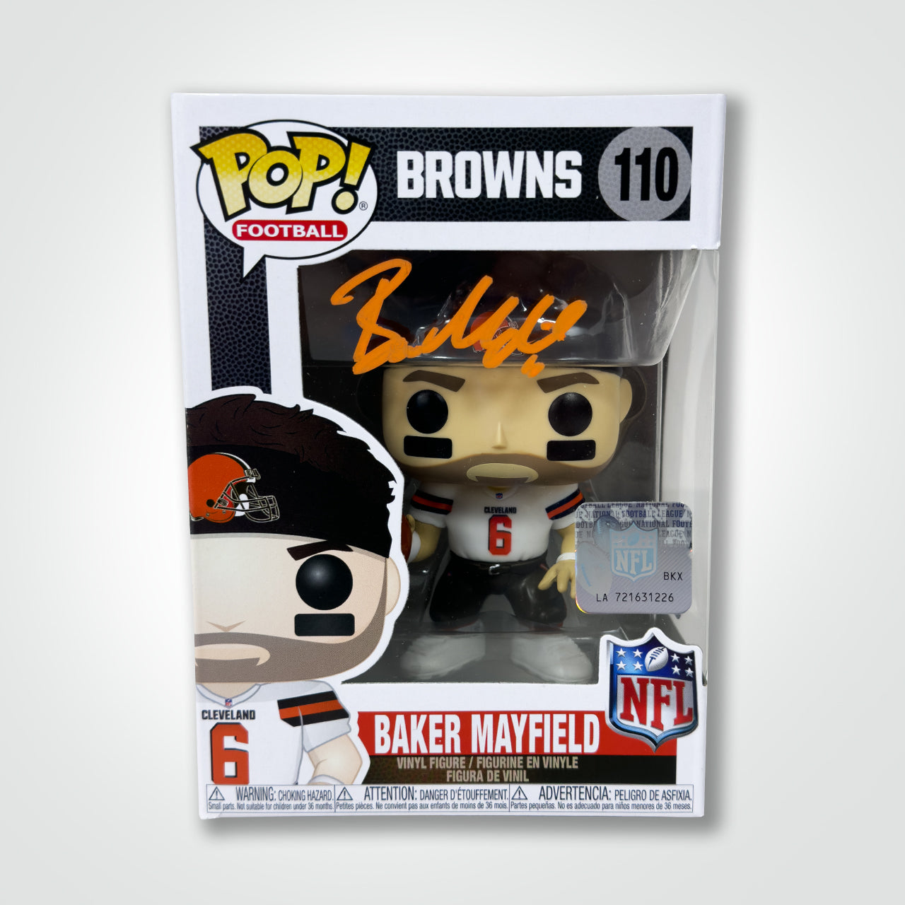 Baker Mayfield Signed Browns Funko Pop!