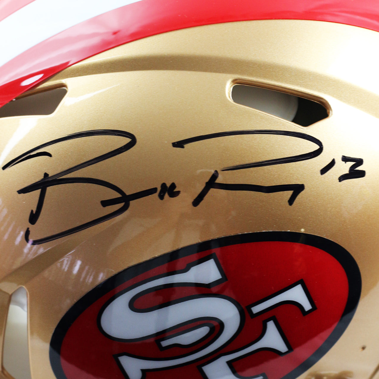 Brock Purdy Signed 49ers Throwback Speed Full Size Authentic Helmet