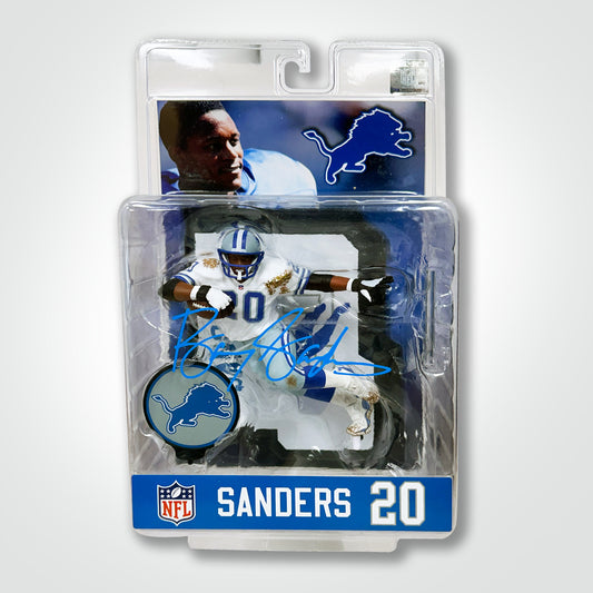 Barry Sanders Signed Lions Figurine