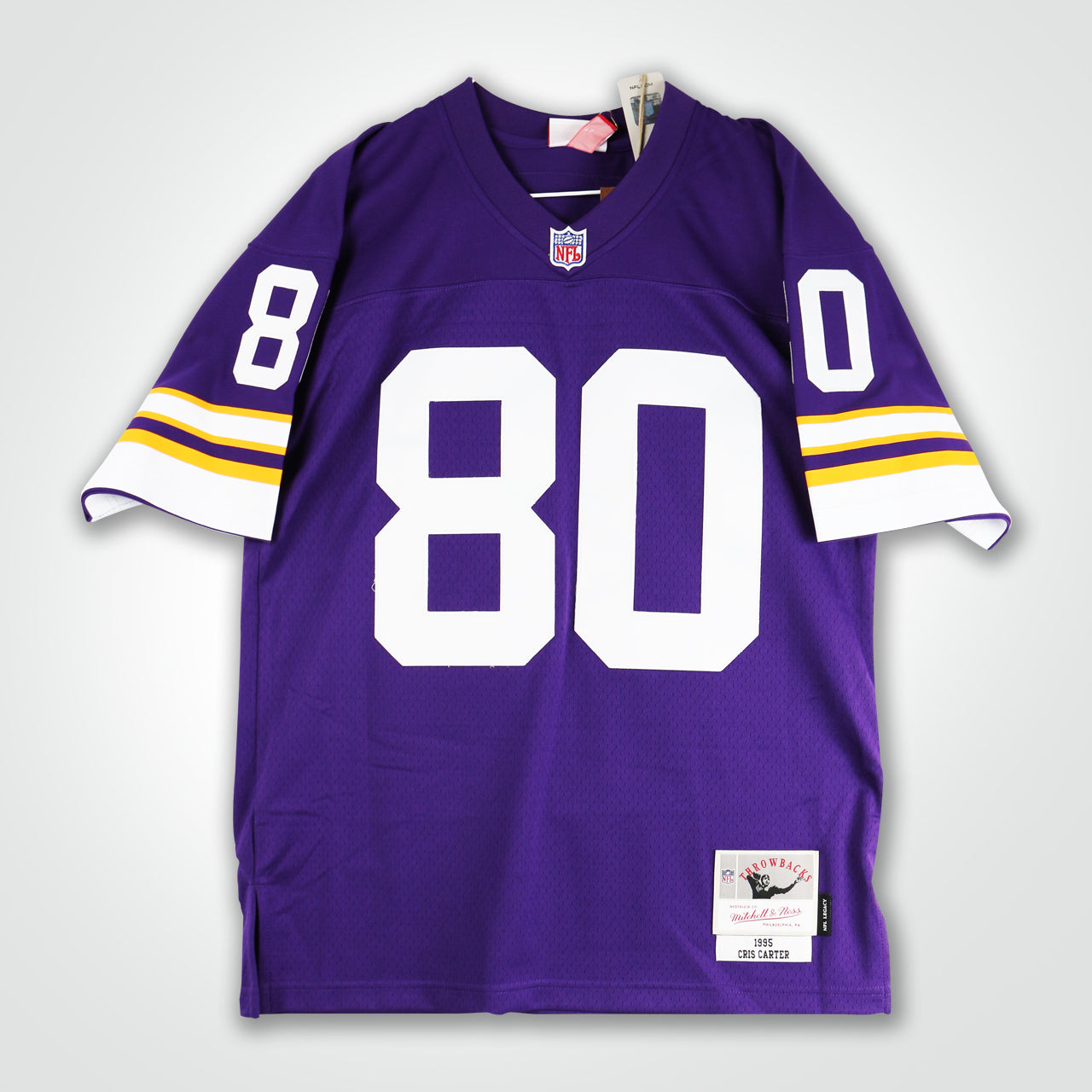 Cris Carter Signed Vikings Mitchell & Ness Replica Jersey