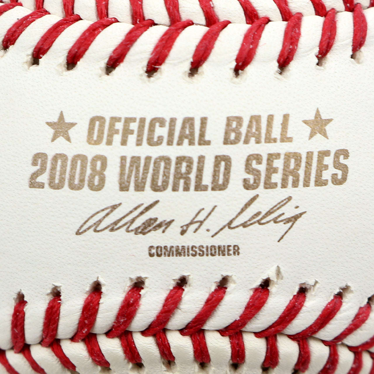 Cole Hammels Signed 2008 World Series Official Major League Baseball