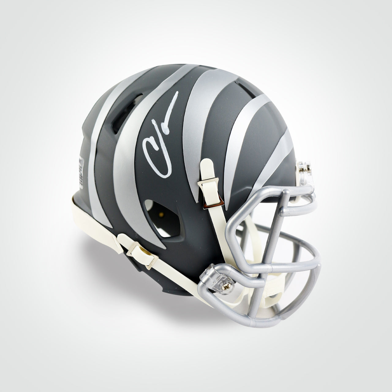 Chad Johnson Signed Bengals Slate Speed Mini Helmet