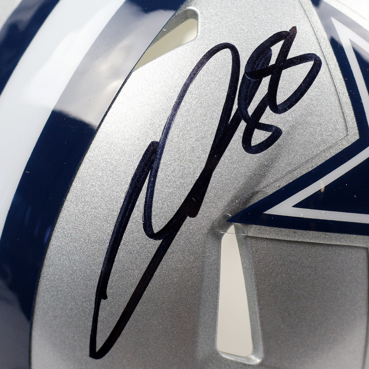 Ceedee Lamb Signed Cowboys Speed Mini Helmet