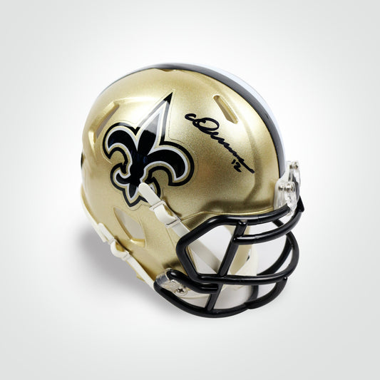 Chris Olave Signed Saints Speed Mini Helmet