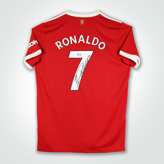 Cristiano Ronaldo Signed Manchester United Jersey