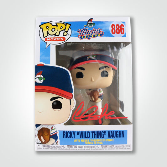 Charlee Sheen Signed Ricky "Wild Thing" Vaugn Funko POP!