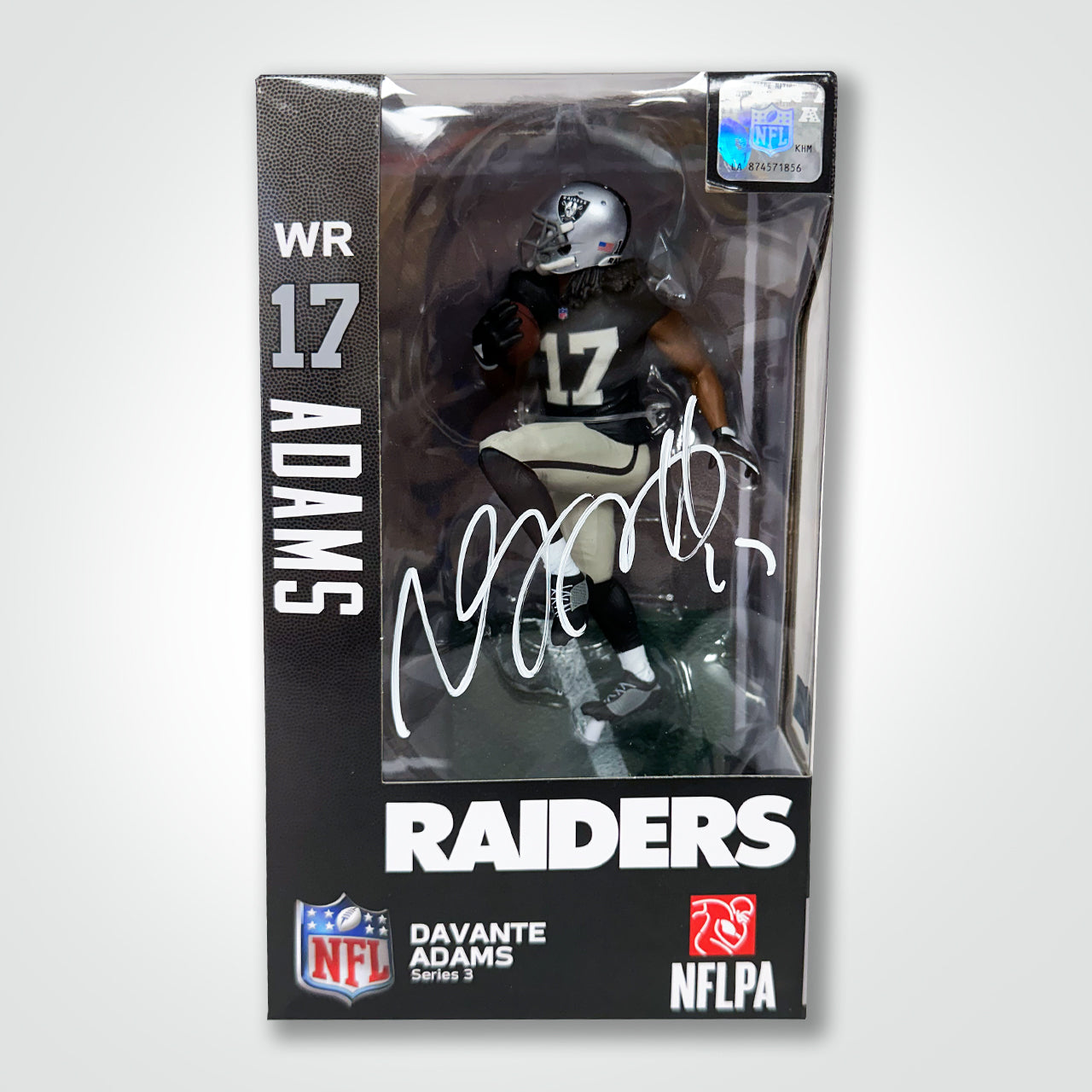 Davante Adams Signed Raiders Figurine