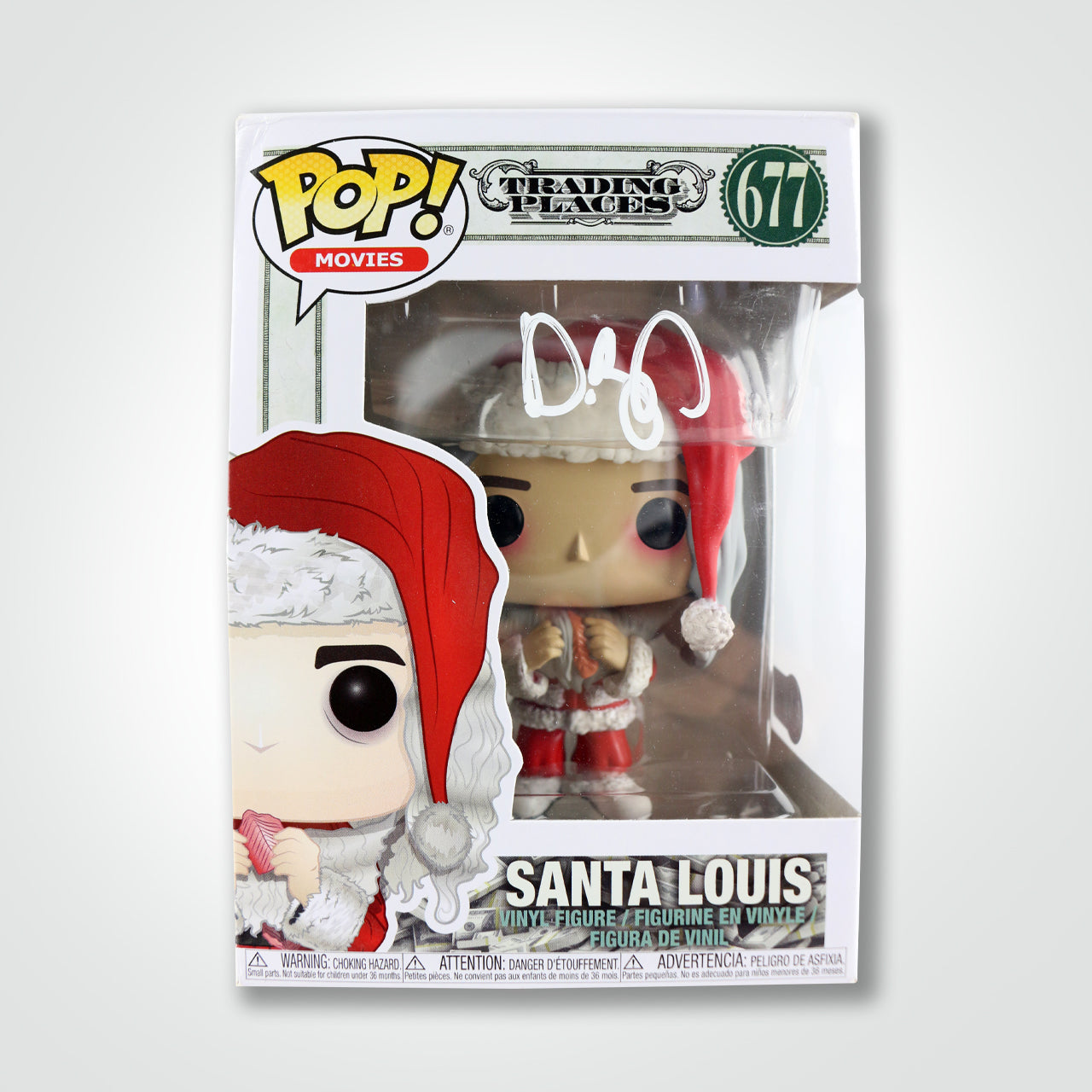 Dan Aykroid Signed Santa Louis Funko POP!