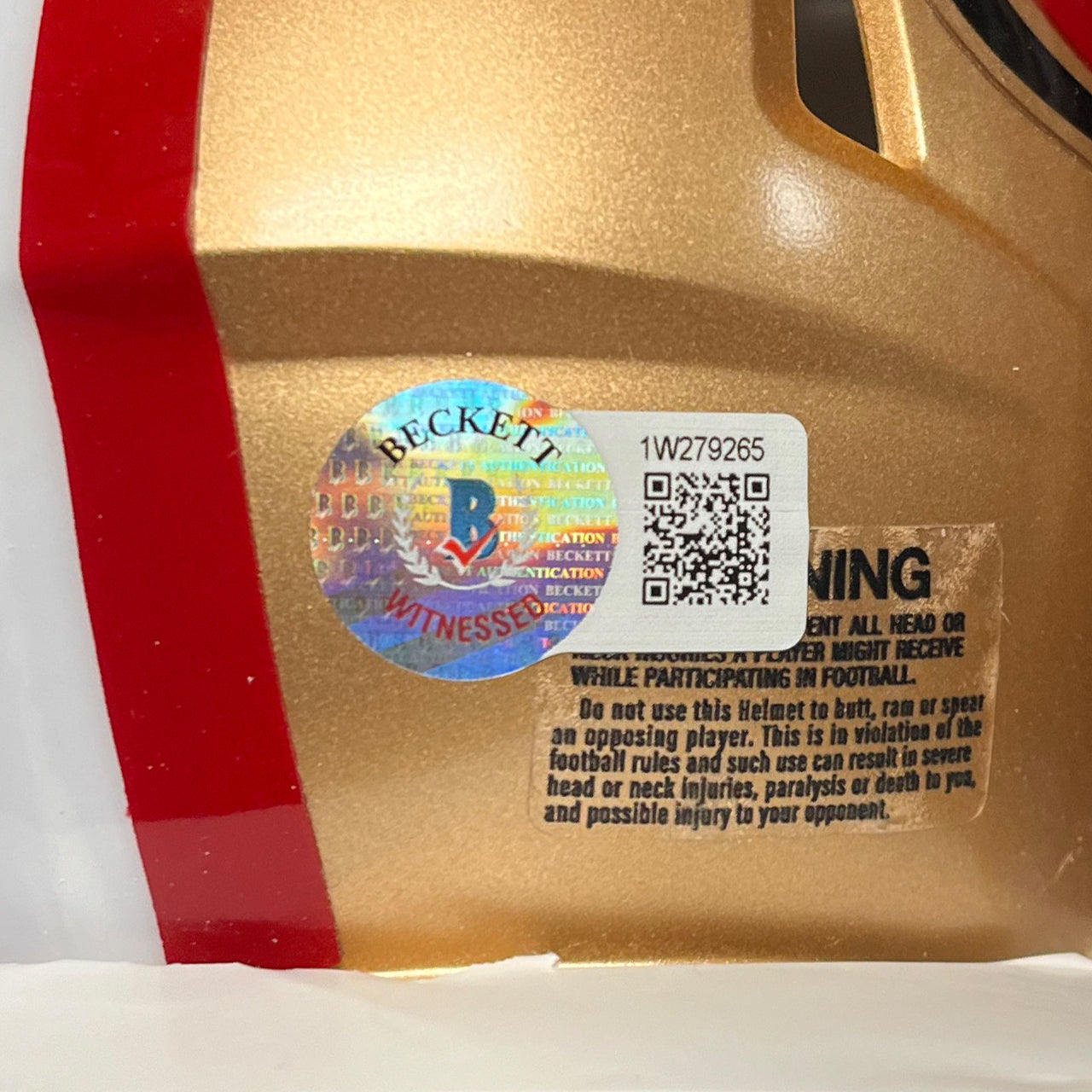 Dre Greenlaw Signed 49ers Speed Mini Helmet