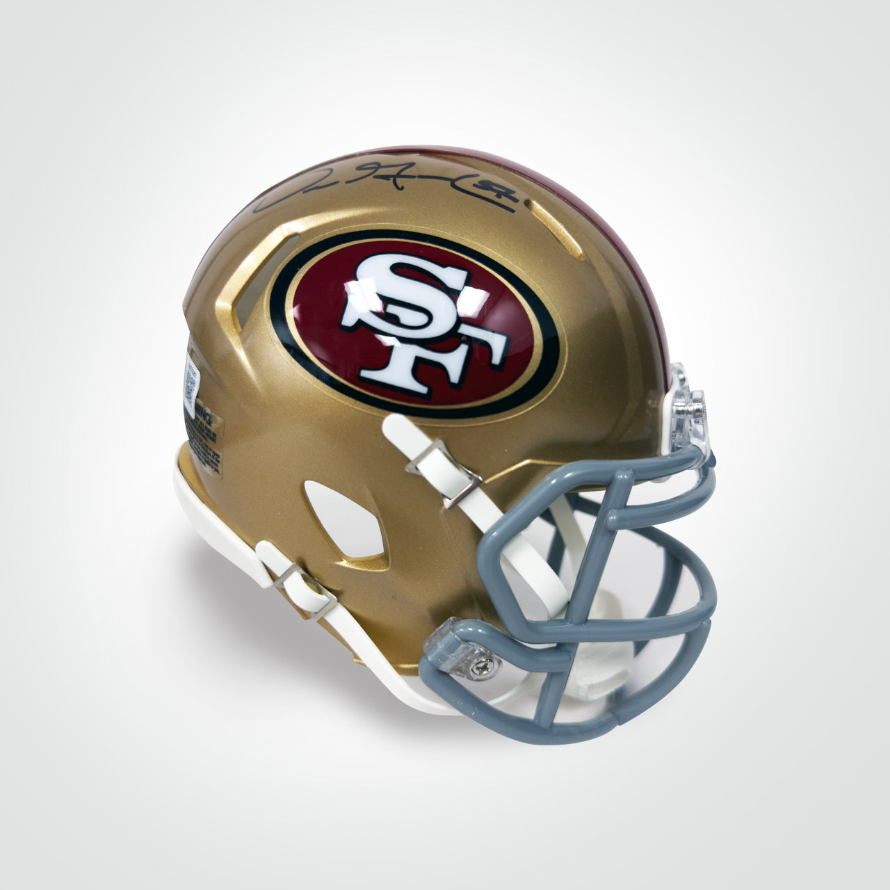 Dre Greenlaw Signed 49ers Speed Mini Helmet