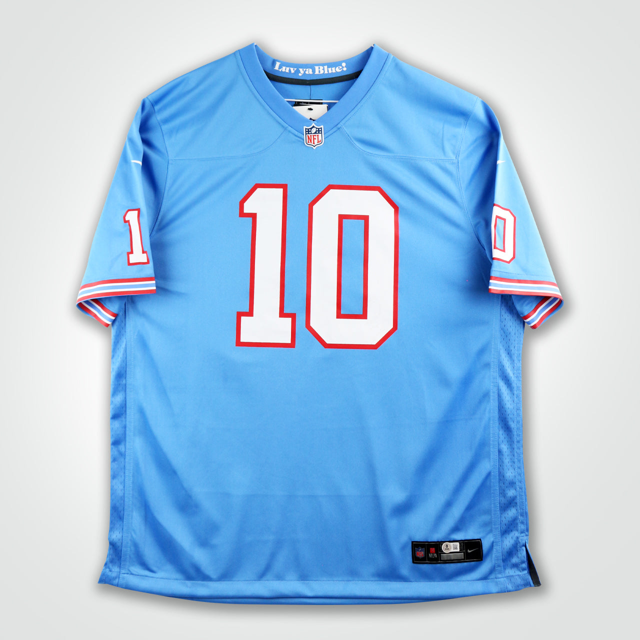 Deandre Hopkins Signed Titans Nike Game Oilers Throwback Jersey