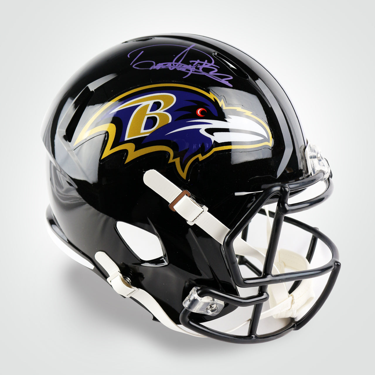 Derrick Henry Signed Ravens Speed  Full Size Replica Helmet