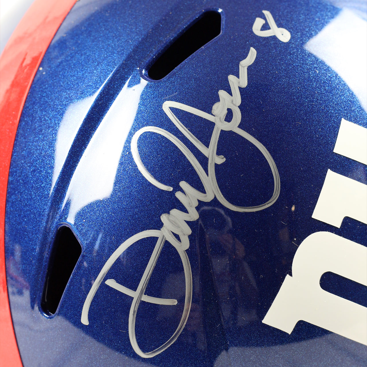 Daniel Jones Signed Giants Speed Full Size Replica Helmet