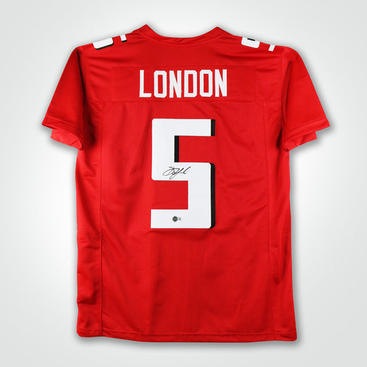 Drake London Signed Jersey