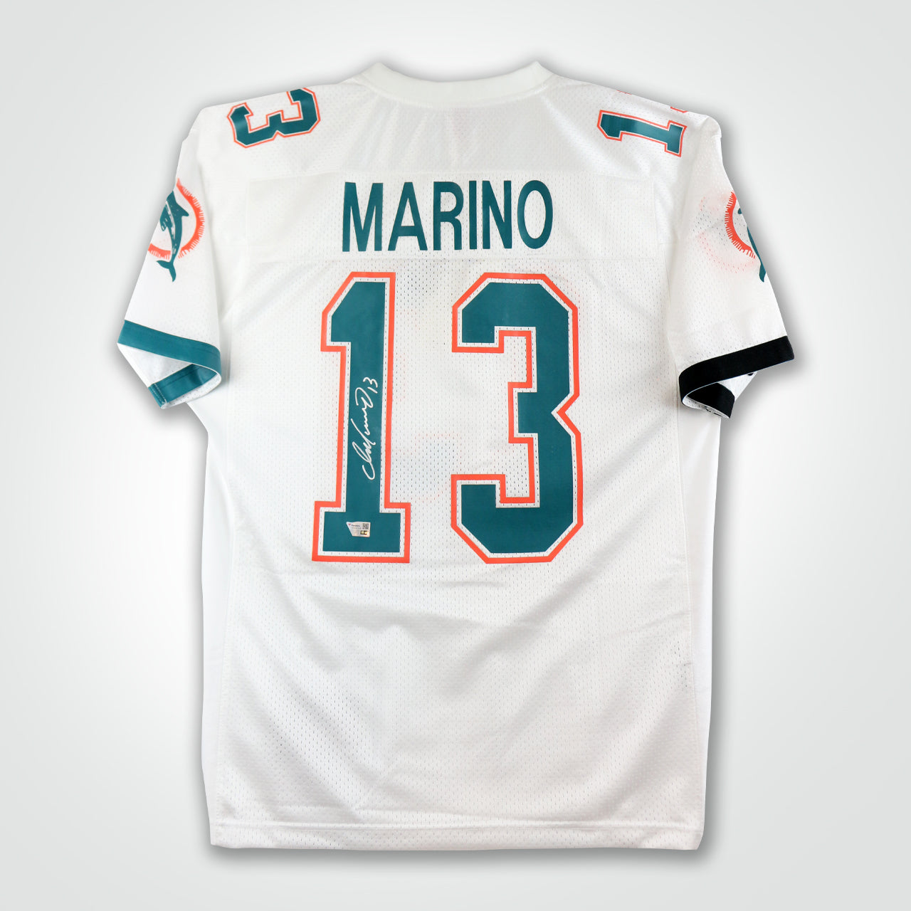 Dan Marino Signed Dolphins Silver Season Mitchell & Ness Authentic Jersey