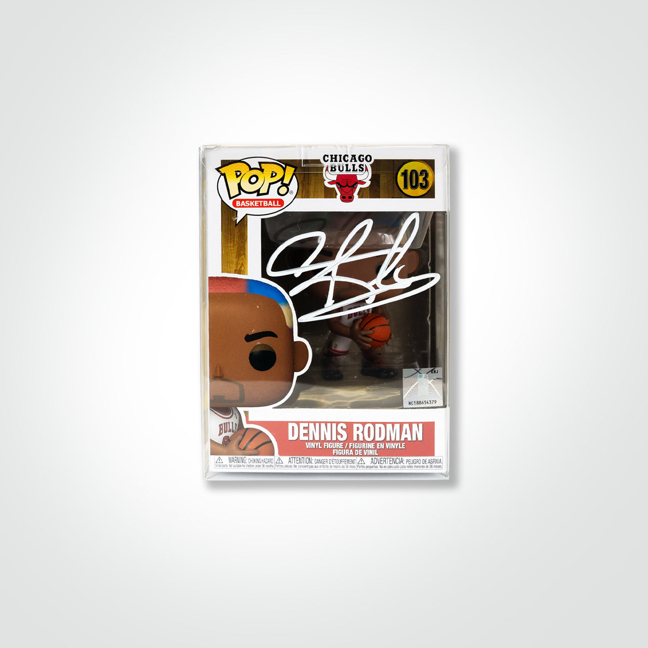 Dennis Rodman Signed Bulls Funko Pop!