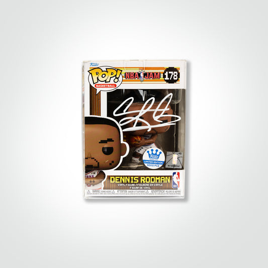 Dennis Rodman Signed Pistons Funko Pop!