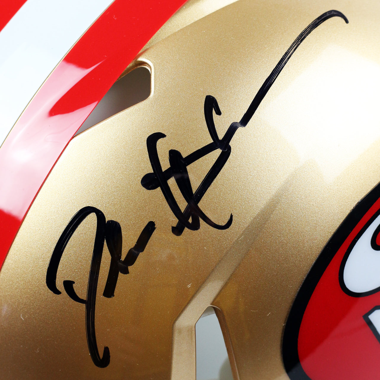 Deion Sanders Signed 49ers Throwback Speed Full Size Authentic Helmet