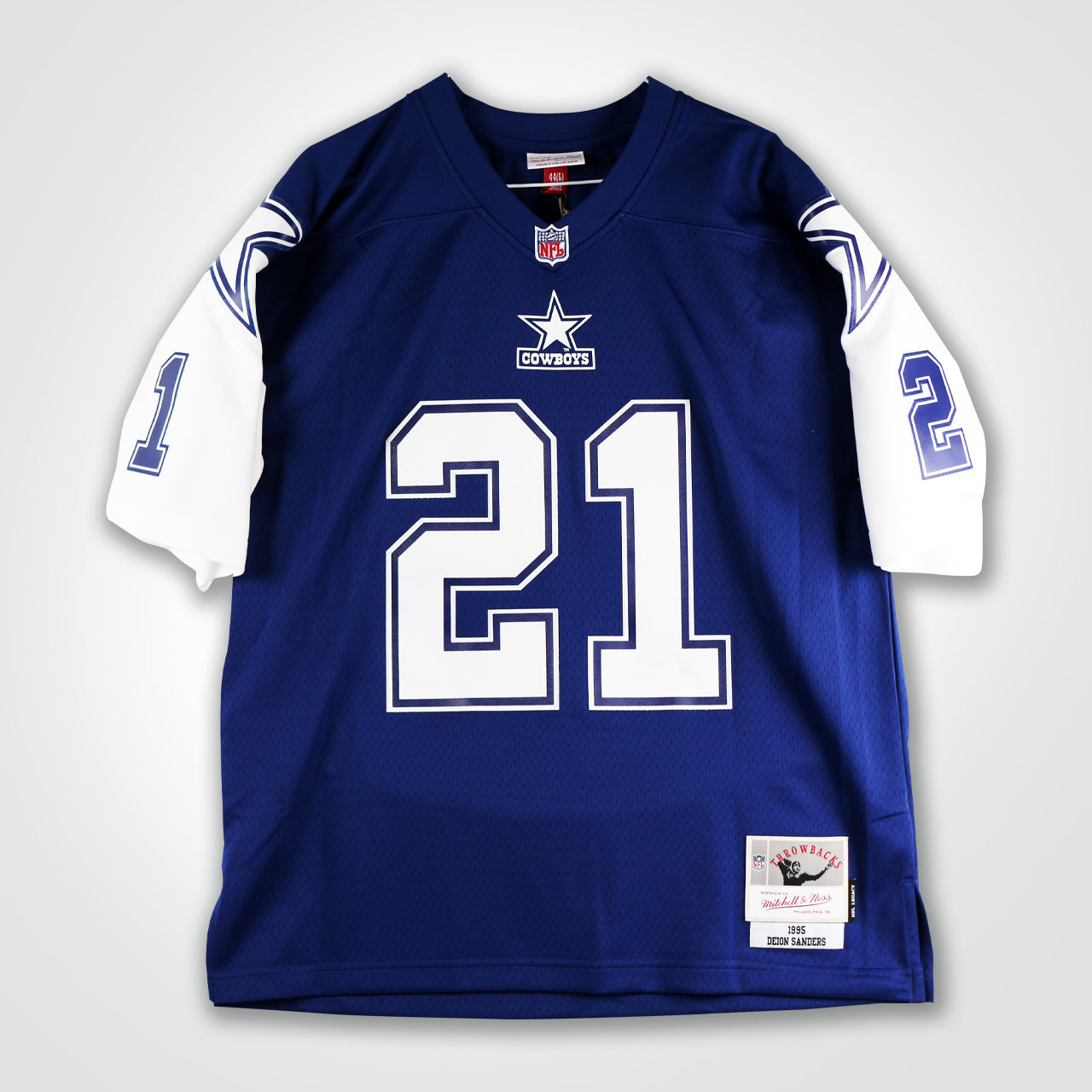 Deion Sanders Signed Cowboys Mitchell & Ness Replica Jersey