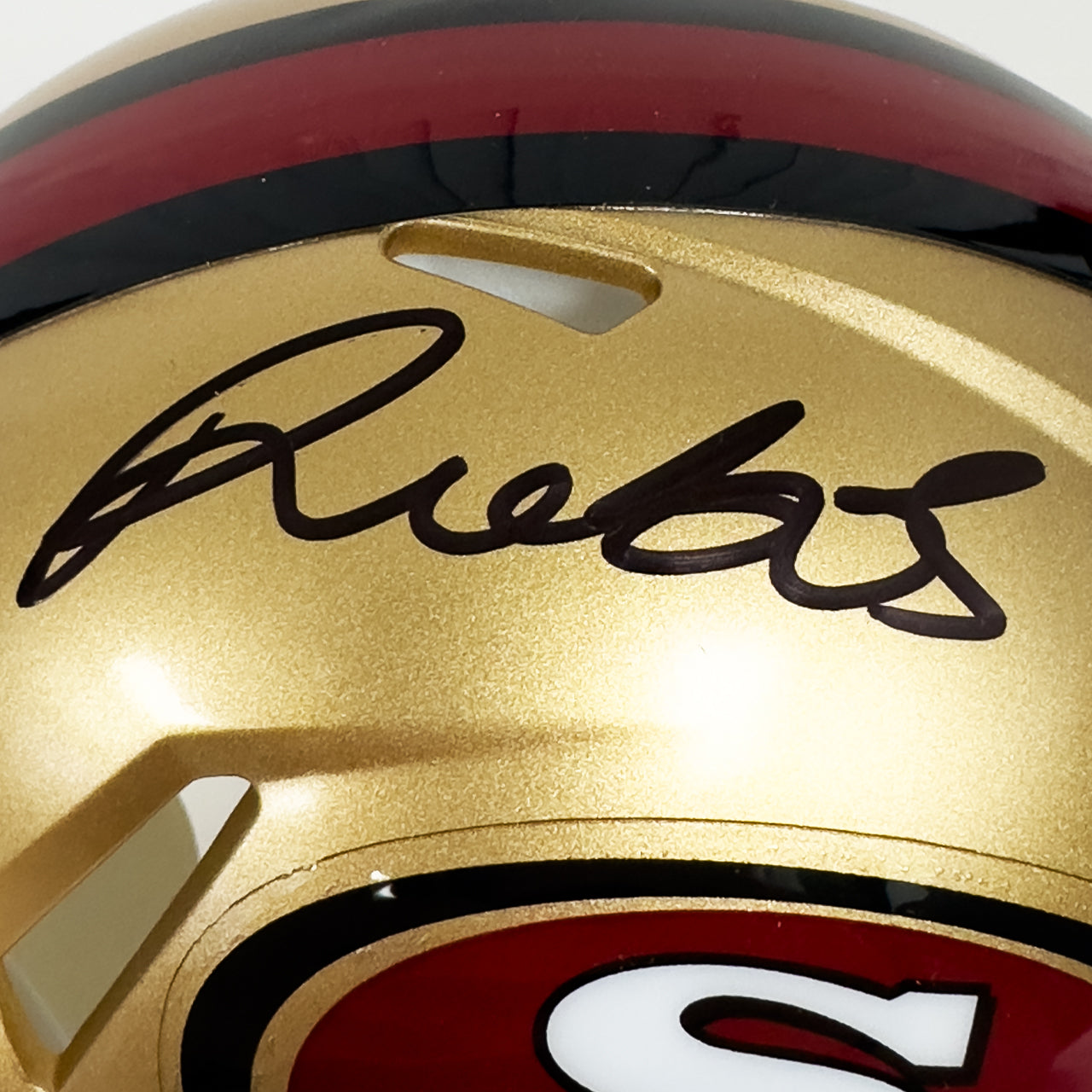 Deebo Samuel Signed 49ers Throwback Speed Mini Helmet