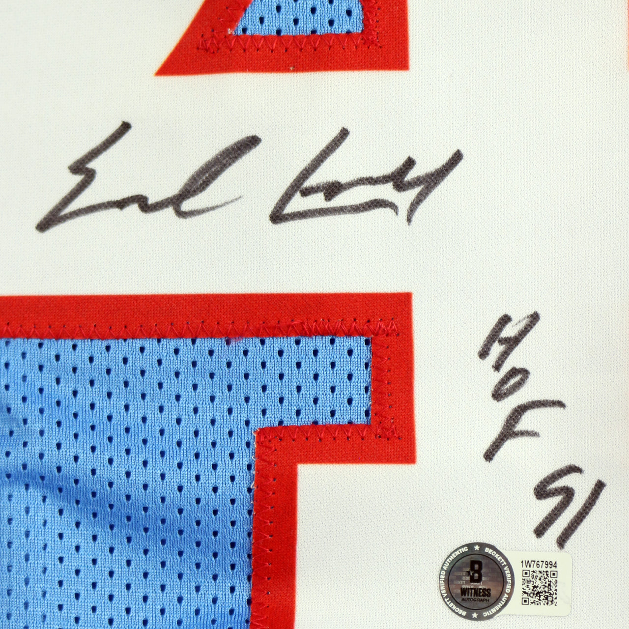 High quality Earl Campbell Autograph Jersey