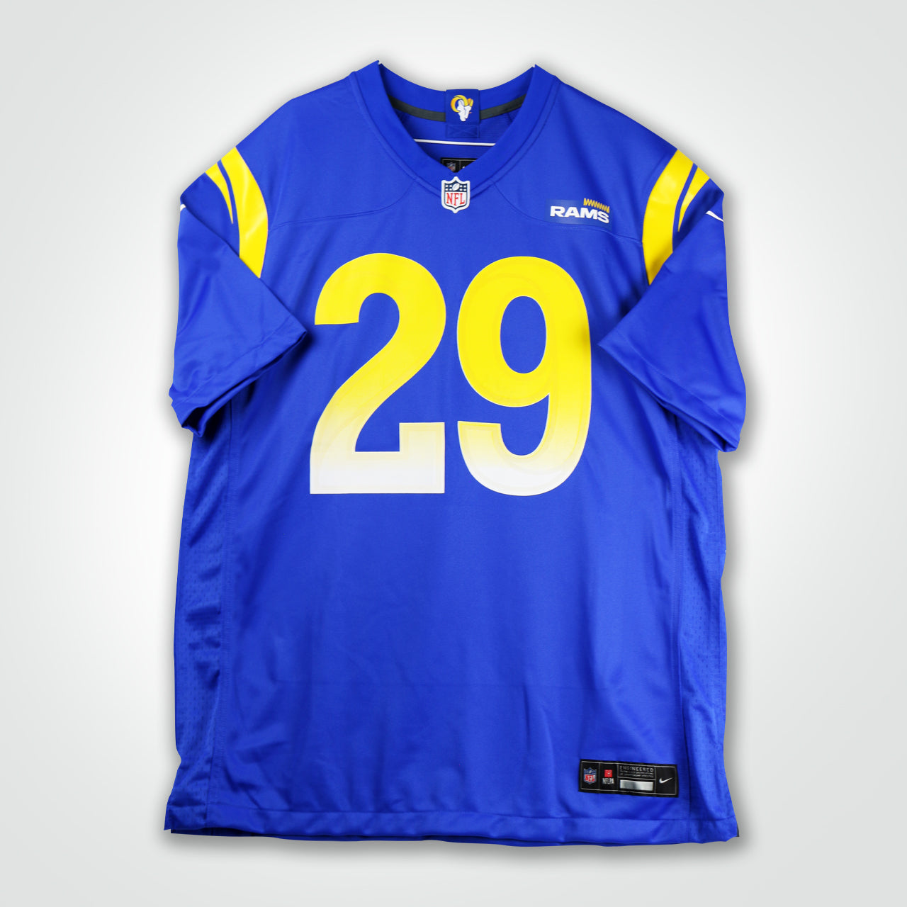 Eric Dickerson Signed Rams Nike Game Jersey Inscribed "HoF 99"