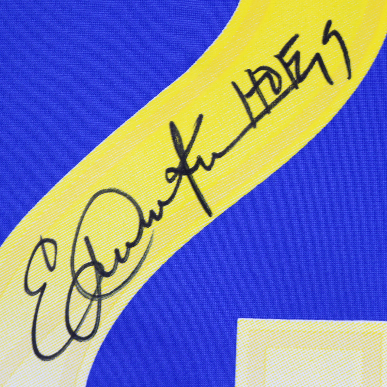 Eric Dickerson Signed Rams Nike Game Jersey Inscribed "HoF 99"