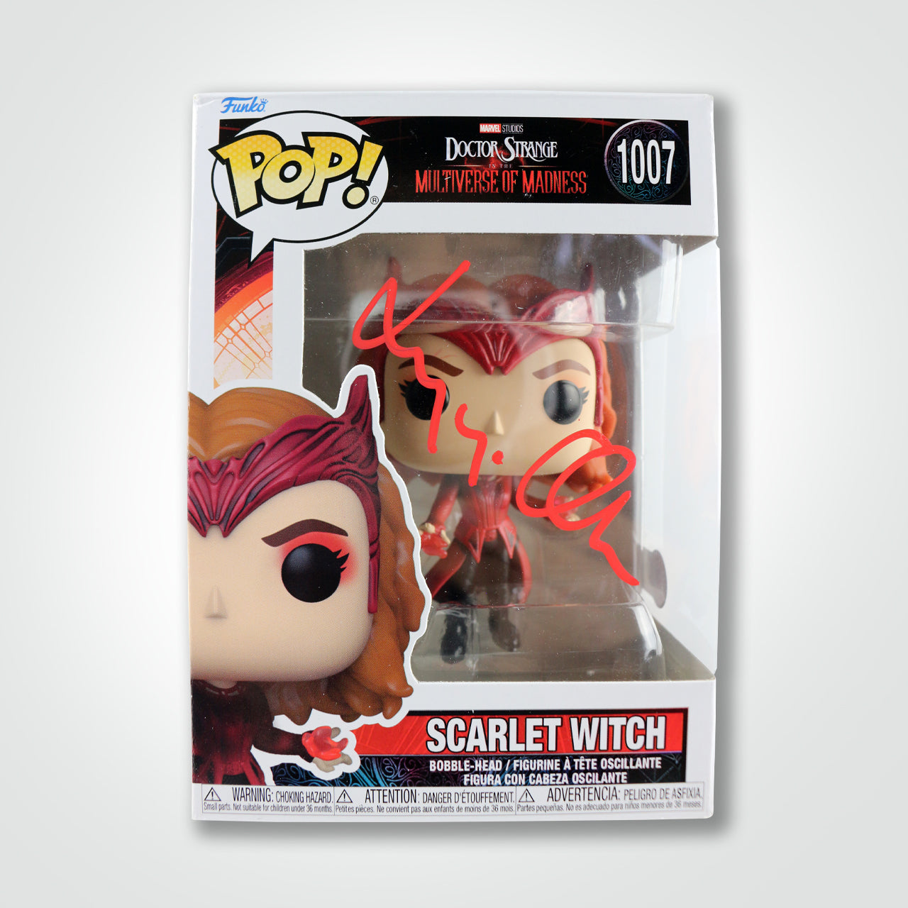 Elizabeth Olsen Signed Scarlet Witch Funko POP!