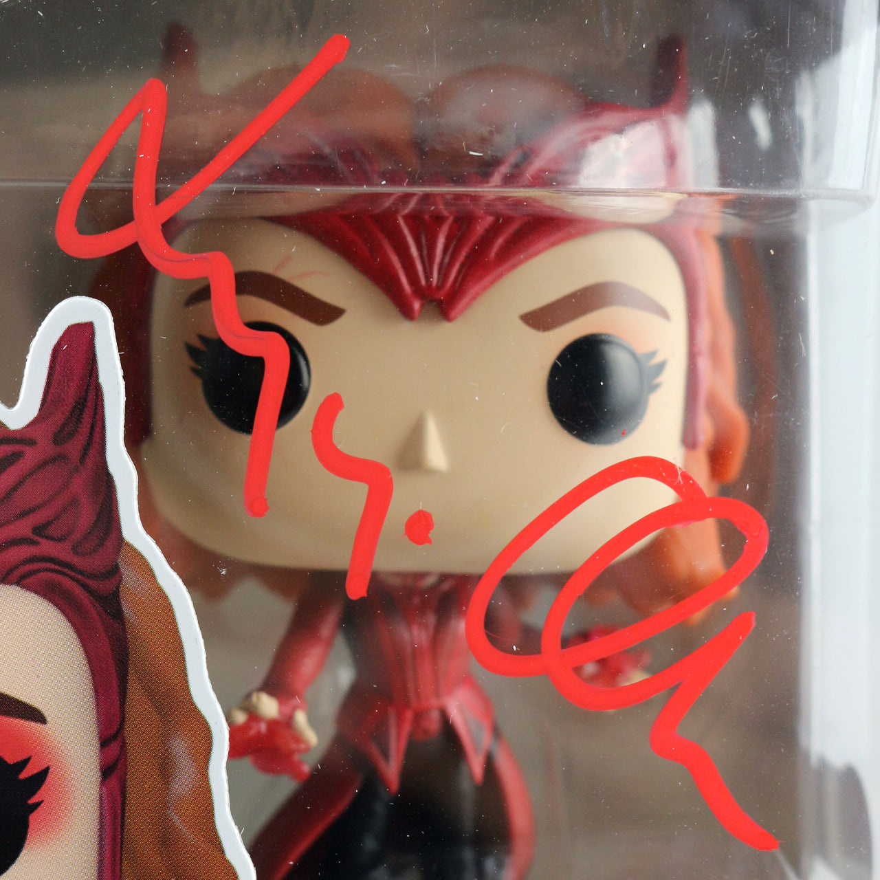 Elizabeth Olsen Signed Scarlet Witch Funko POP!